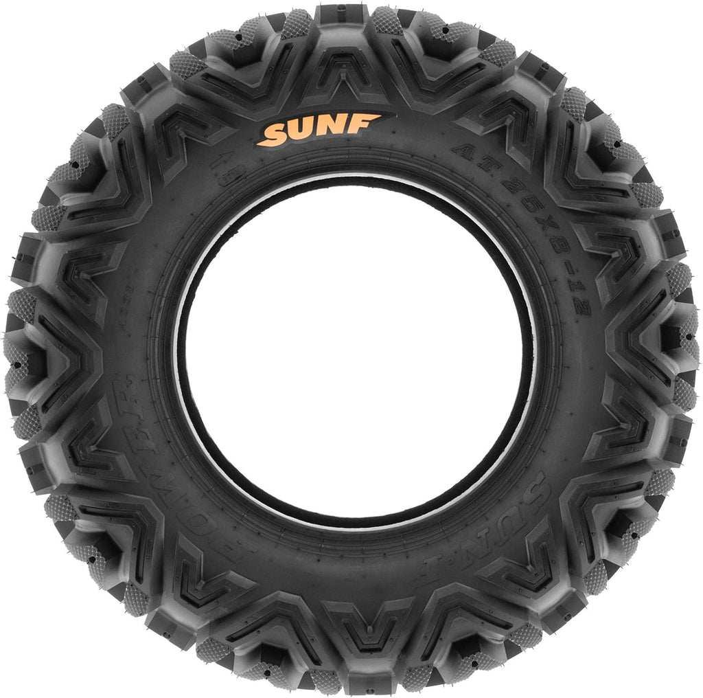Set of 4 ATV UTV All-Terrain Tires 26x9-14 & 26x11-14, 6PR, Tubeless H983453