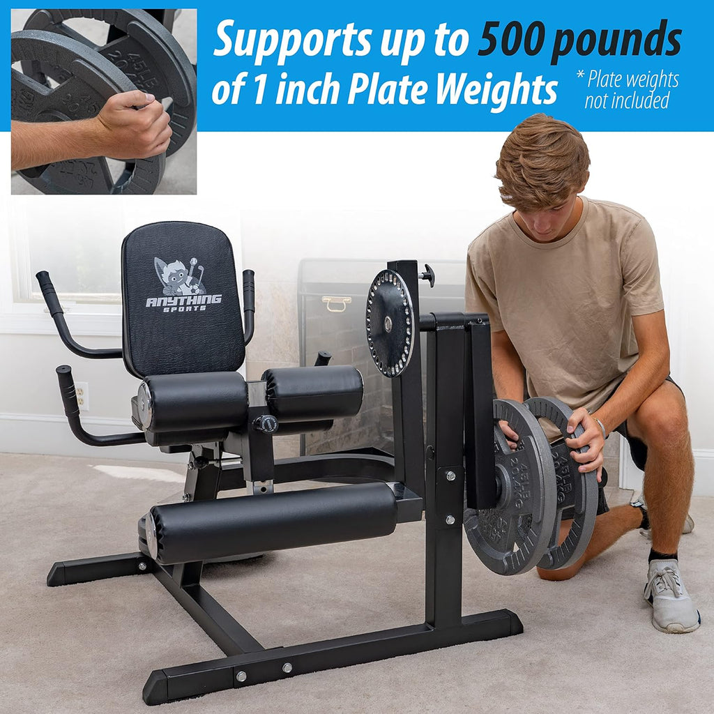 Adjustable Leg Extension and Curl Machine R1575