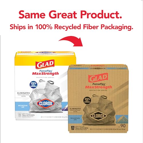 Trash Bags, 13 Gallon, 90 Count V947