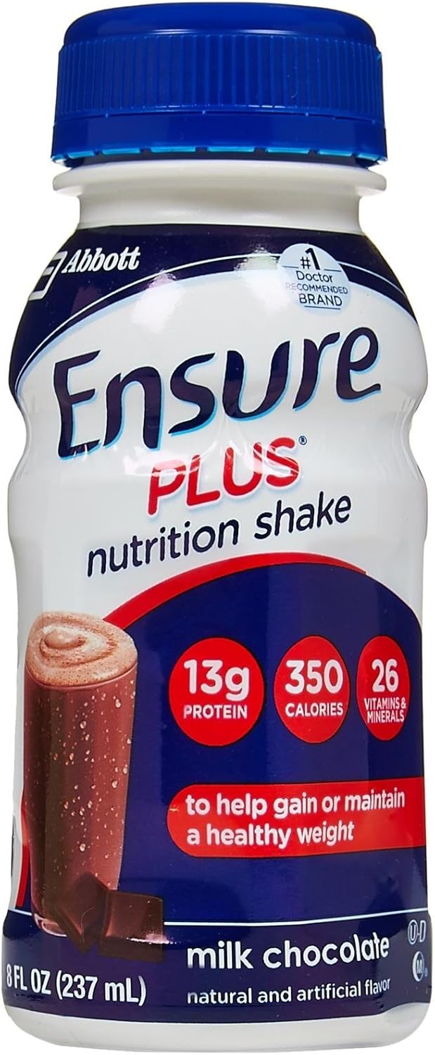 Ensure Plus Nutrition Shake Bottles - Milk Chocolate - 8 oz - 6 pk