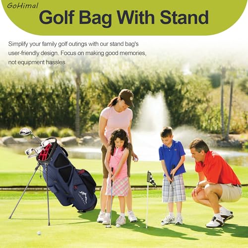 Golf Stand Bag with 10 Pockets and Top Dividers F149