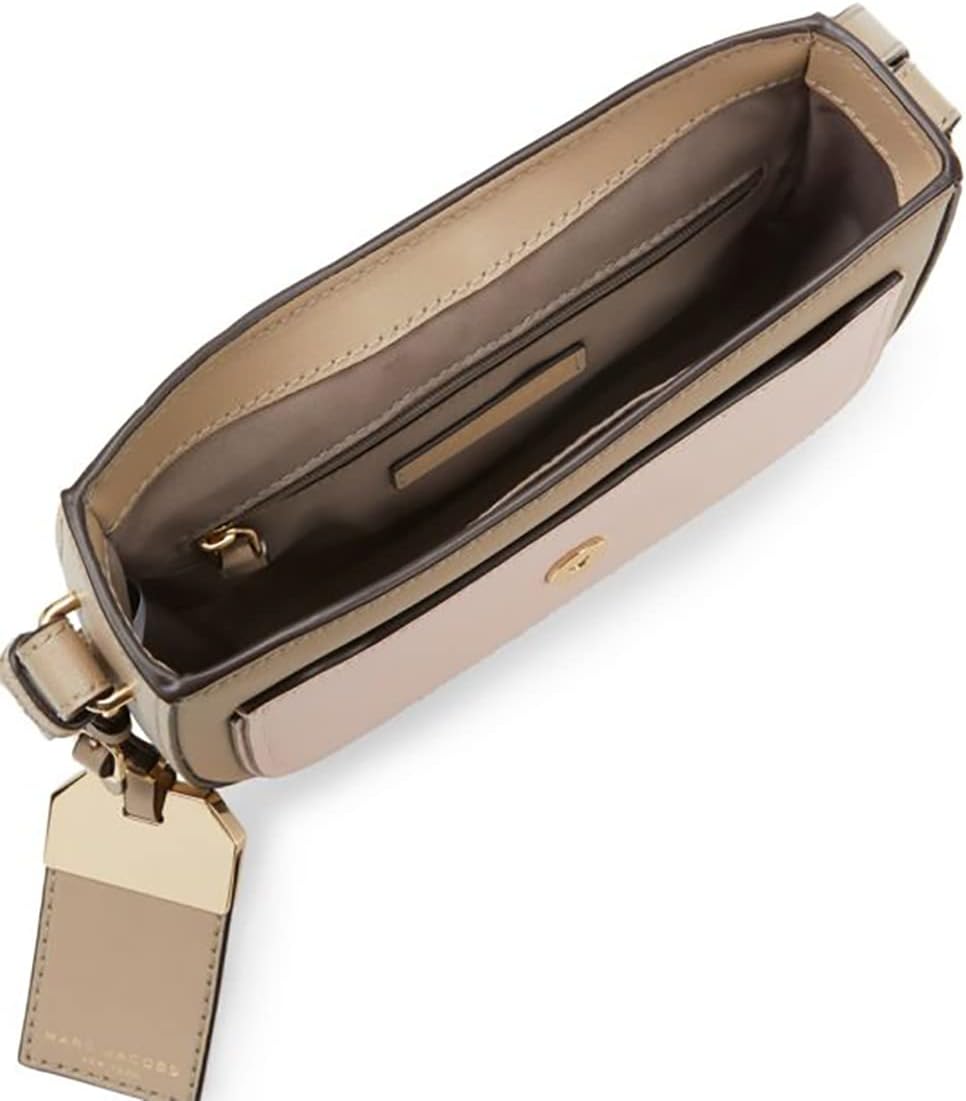 Leather Crossbody Bag, Marshmallow Multi O130