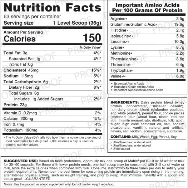 Simply Vanilla High Protein 5lb Bag M861