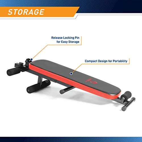 Utility Slant Board Exercise Bench for Strength Training P71465