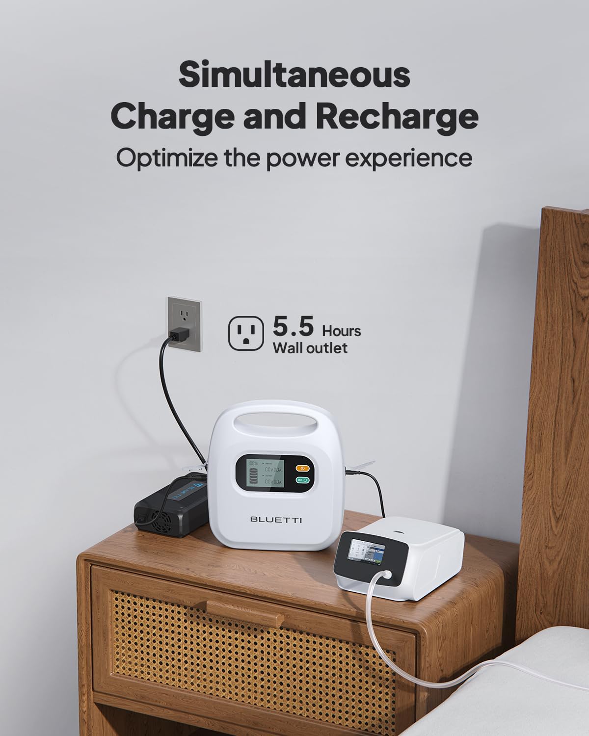 CPAP Battery Backup X30, 297Wh Power Bank for CPAP Machine B549