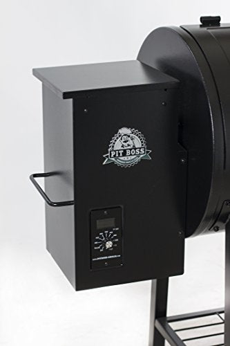 Pellet Grill, 482 Square Inches, Black L186087
