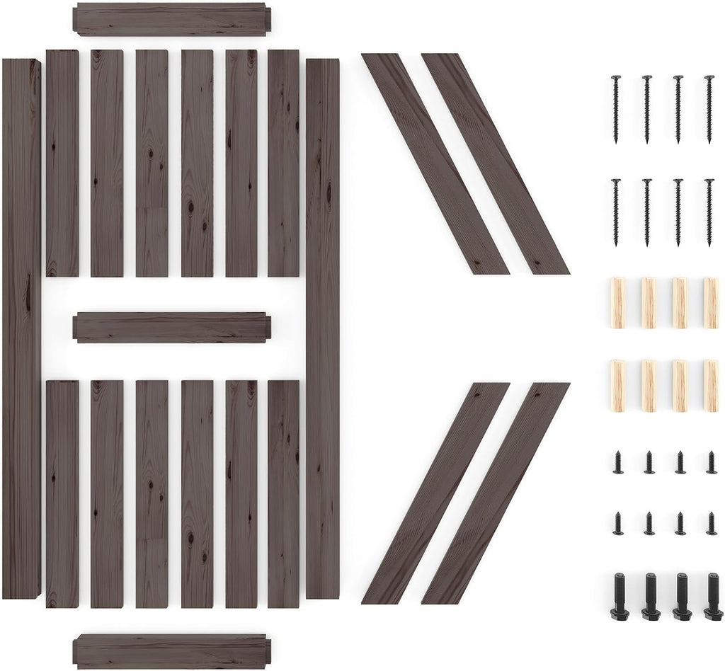 Sliding Barn Door with Hardware Kit for Interior Rooms and Closets Y2011