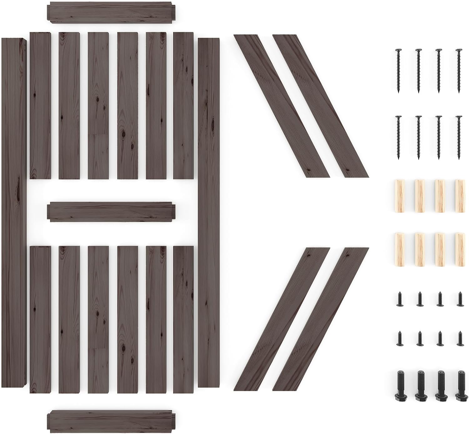 Sliding Barn Door with Hardware Kit for Interior Rooms and Closets Y2011
