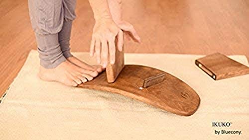 Meditation Bench with Bag, Portable Wooden Kneeling Seiza Seat K476