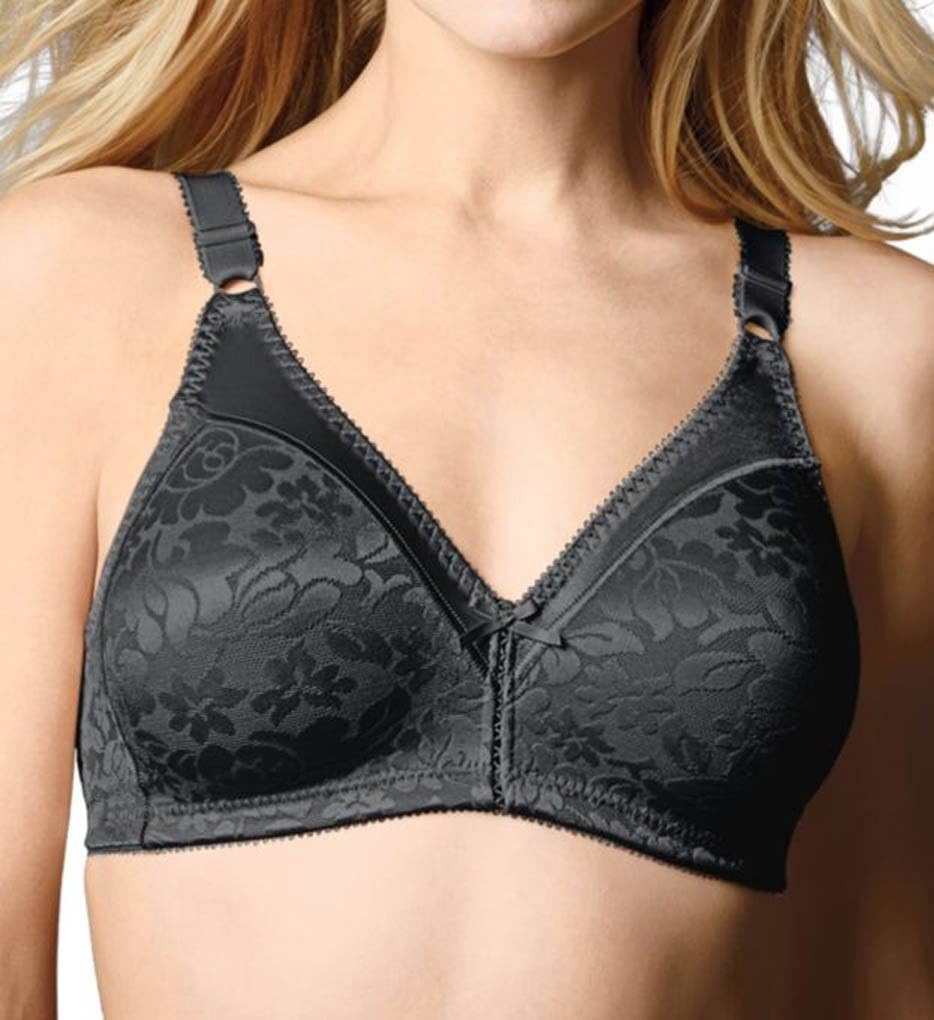 Women's Double Support Wire-Free Bra, White, 38D F300984