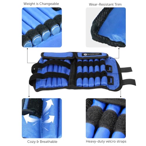 Adjustable Ankle Weights Set of 2 for Wrist and Ankle Workout V323265
