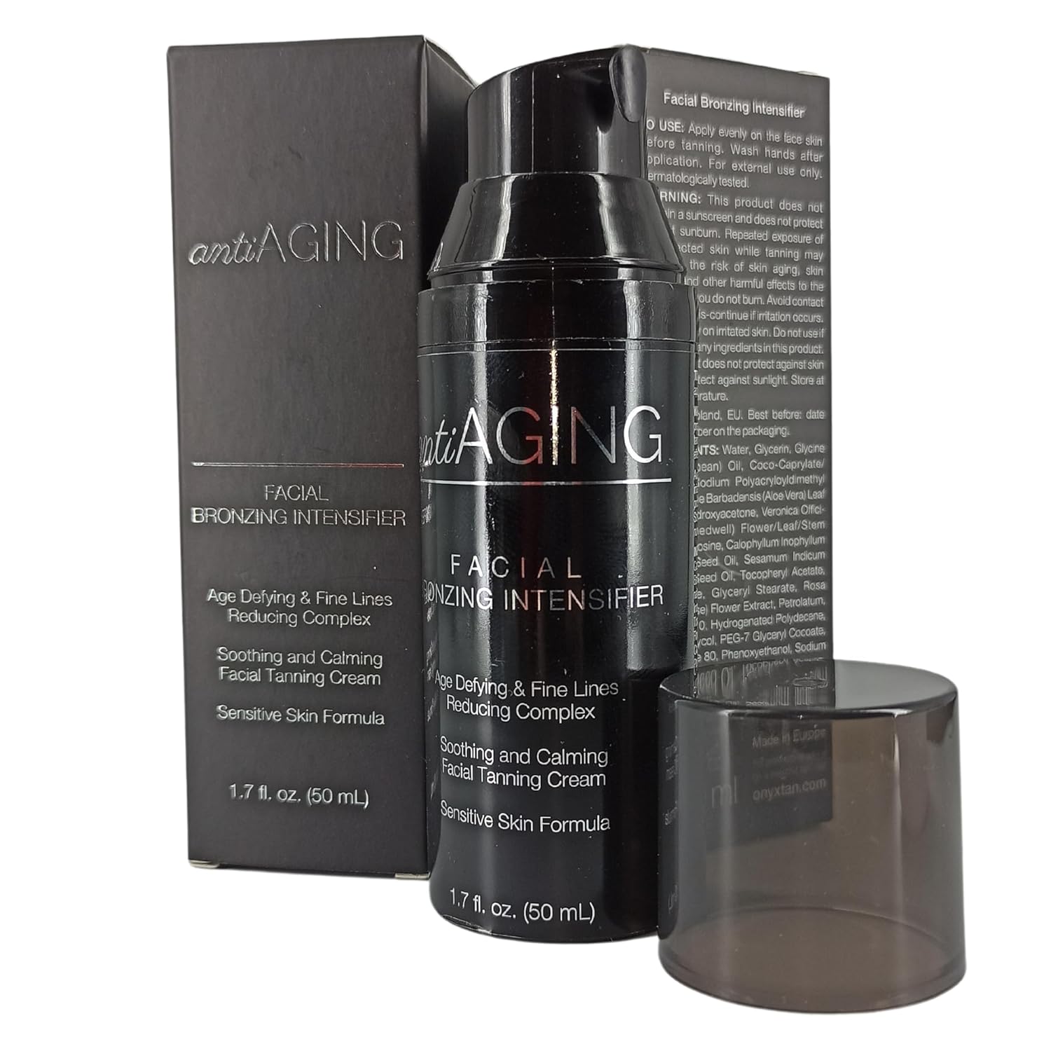 Anti-Aging Face Tanning Lotion for Tanning Beds with Bronzer Z370027