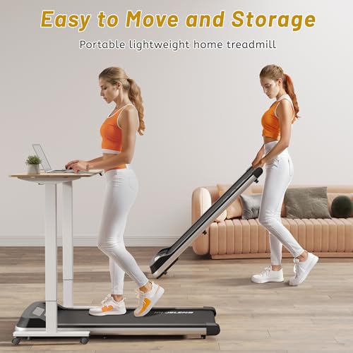 Walking Pad 2 in 1 Treadmill for Walking and Jogging, Under Desk with Remote Control W479