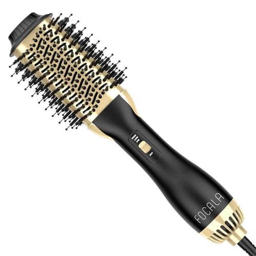Hair Dryer Brush Blow Dryer Brush in One,One-Step Volumizer Styler and Hot Air Brush,Professional Salon Blow Out Brush for All Hair Types（Black,Red）