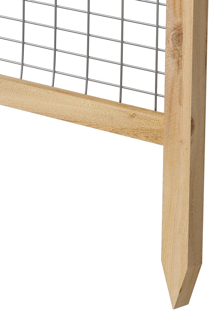 Cedar Garden Fence 2 Pack, 23.5" X708456