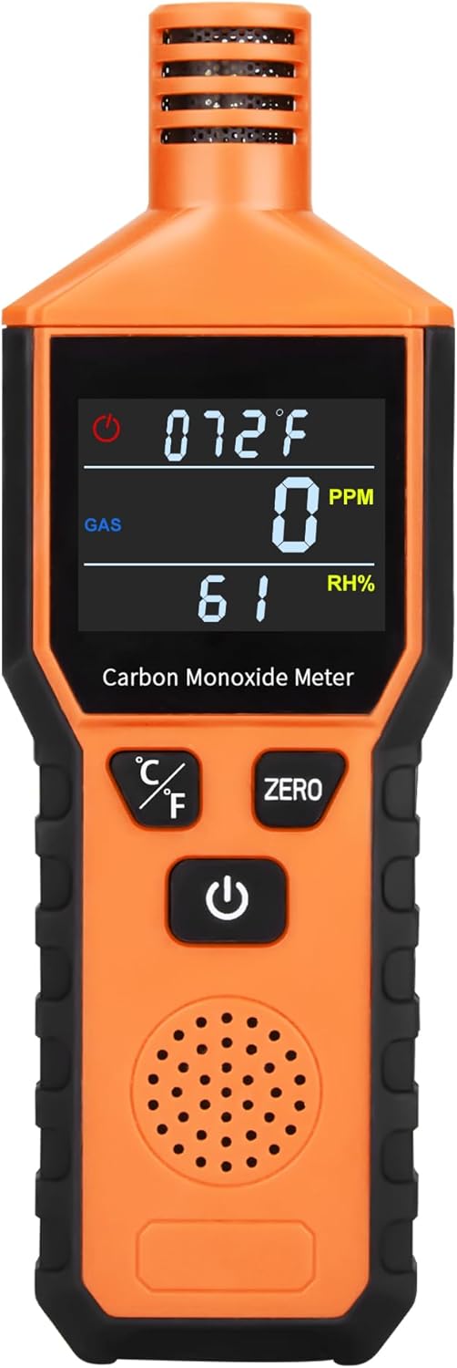Portable Carbon Monoxide Detector with Temperature and Humidity Display N191144