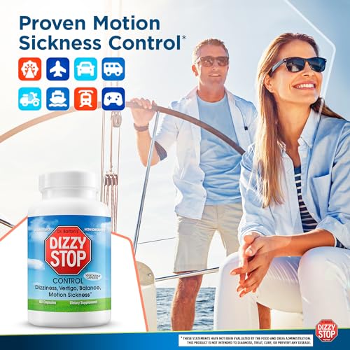 Motion Sickness Relief Supplement, Non Drowsy, 80 Capsules Q650