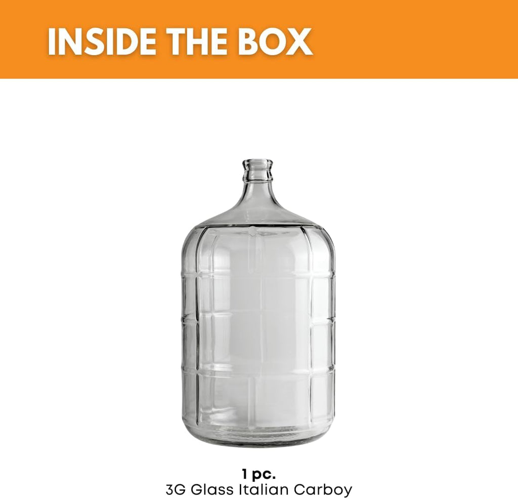 3 Gallon Glass Carboy T375