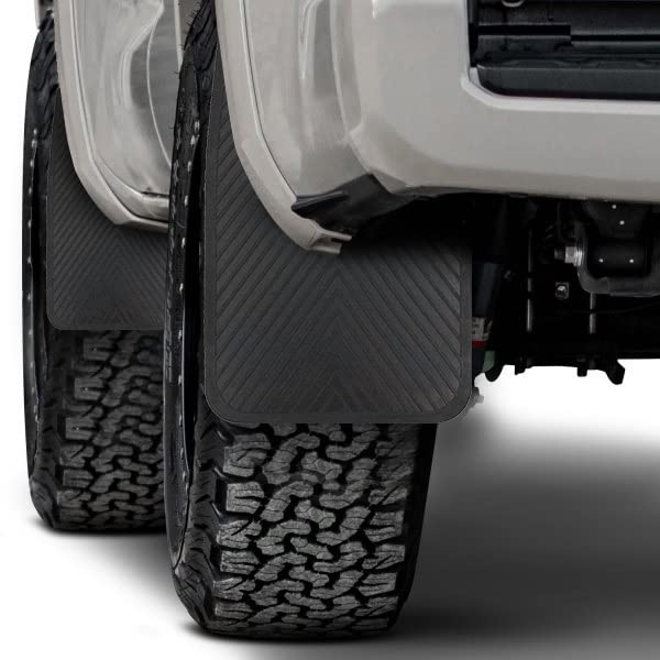 Rubber Mud Flaps with Fastener Clips for Car SUV Van (4 Pack) T931