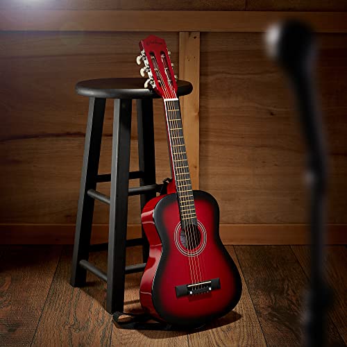 30-inch Beginner Acoustic Guitar Starter Kit with Gig Bag, Strings, Strap, Tuner, Picks F92865