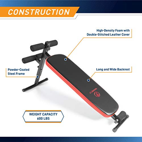 Utility Slant Board Exercise Bench for Strength Training P71465