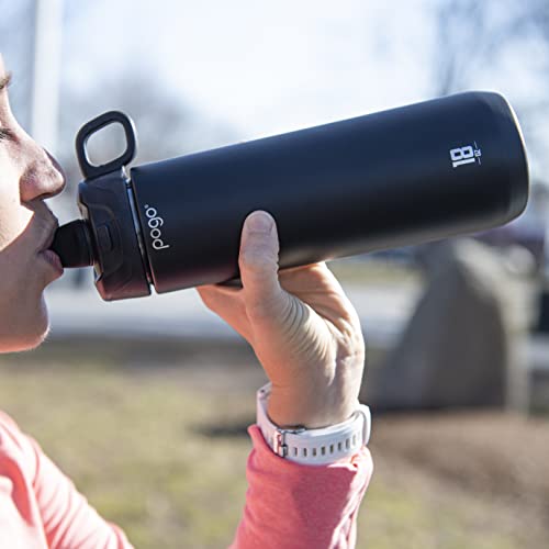 Vacuum Insulated Stainless Steel Water Bottle with Leak Proof Lid, 26 oz H605
