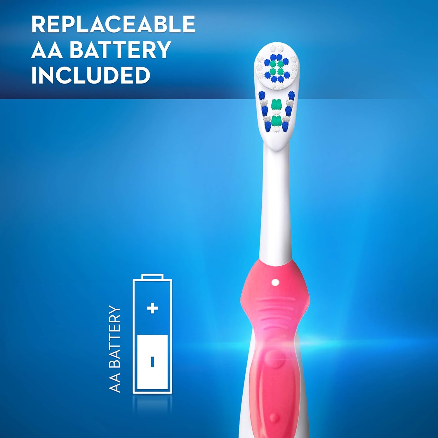 Soft Battery Powered Toothbrush Replacement Brush Heads, 2 Count I77737