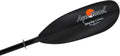 AQUA-BOUND Sting Ray Carbon Kayak Paddle, 2-Piece, Posi-Lok Black 240