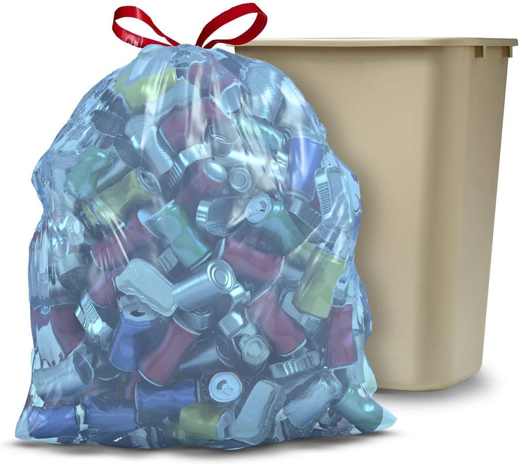 Tall Kitchen Drawstring Trash Bags, 13 Gallon, 45 Count L5083