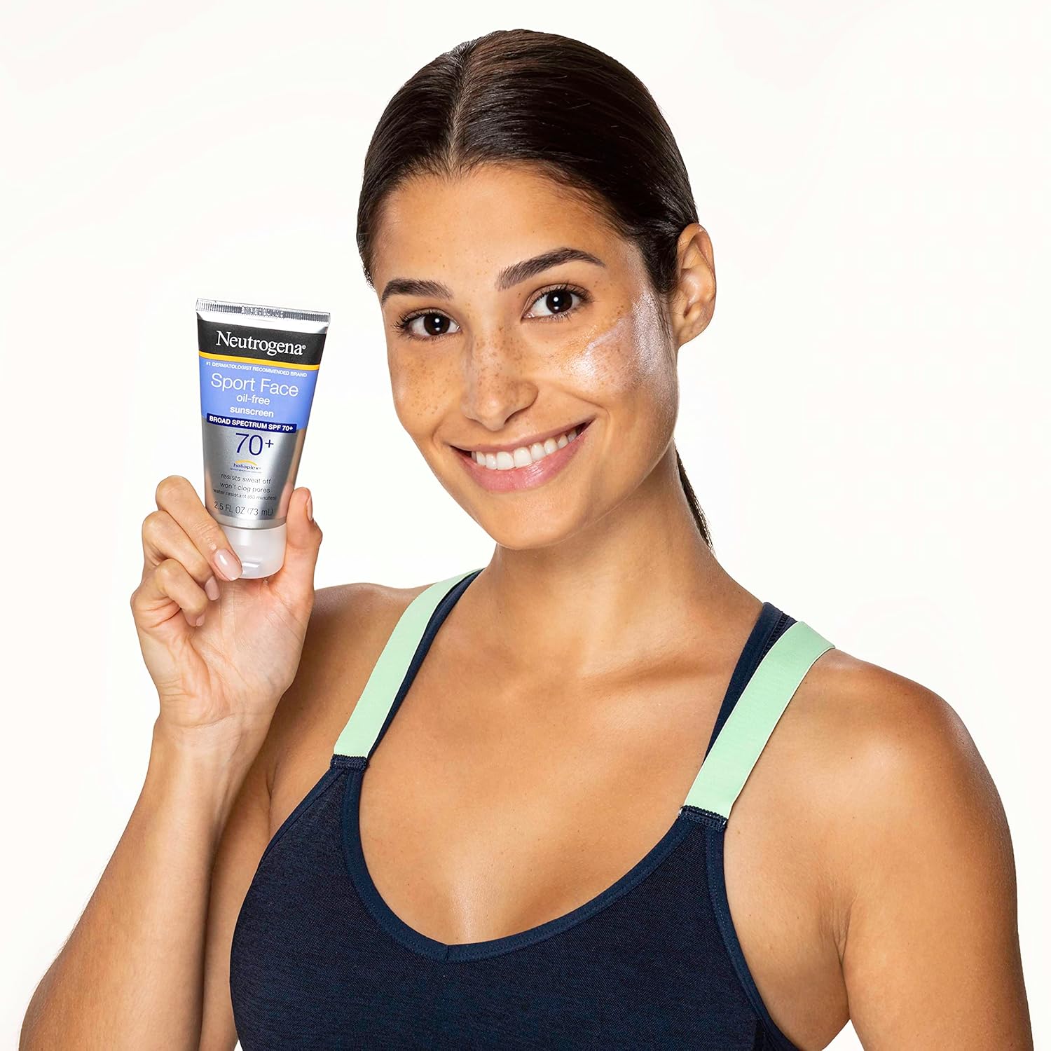 Sport Face Sunscreen SPF 70+, Water Resistant, Oil Free Lotion Z653