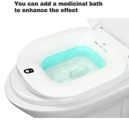 Sitz Bath Basin for Postpartum Care, Hemorrhoid Relief, and Perineum Cleansing S251