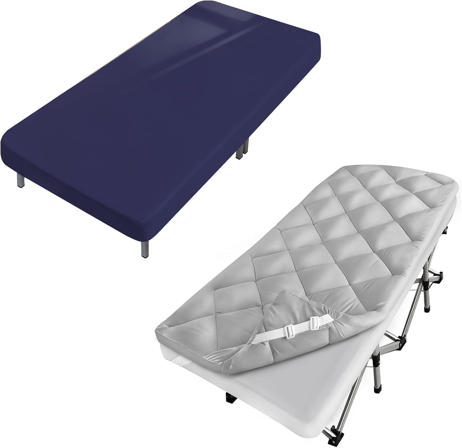 Cot Sheets and Camping Cot Mattress Pad Topper