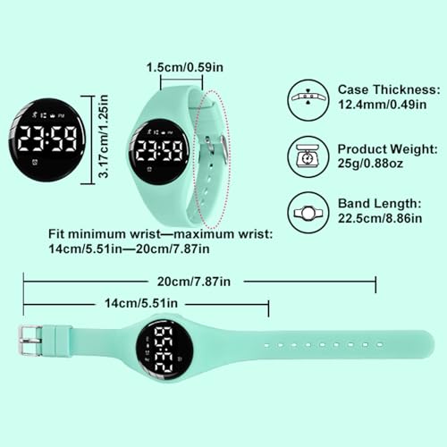 Kids Digital Watch with Alarm, Pedometer, Stopwatch, Waterproof F309