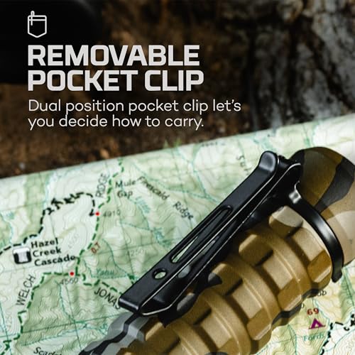 Rechargeable LED Flashlight with Power Control and Removable Clip A943
