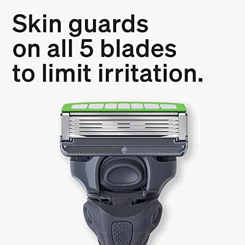 Sensitive Skin Razor with Shock Absorb Technology, 1 Handle with 2 Refills D990914