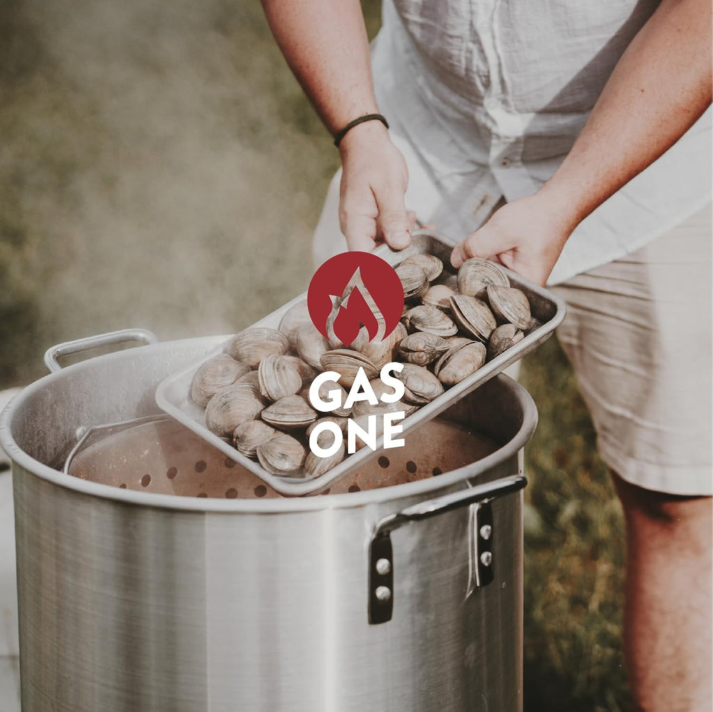 Seafood Boil Kit with Propane Burner and 80Qt Pot R344543