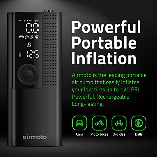 Tire Inflator Portable Air Compressor with Power Kit for Car, Motorcycle, Bicycle J962