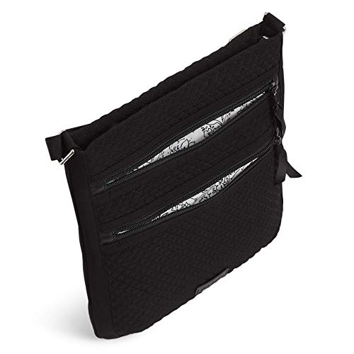 Women's Microfiber Triple Zip Hipster Crossbody Purse B590338