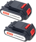 2-Pack 20V 4.0Ah Lithium Battery for Black and Decker 20 Volt MAX Replacement Battery Compatible with LBXR20 LB20 LBX20 LBX4020 LB2X4020 Tools