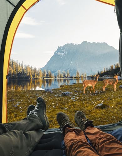 Pickup Truck Tent, Waterproof Double Layer for 2 Person, Portable with Removable Awning P291