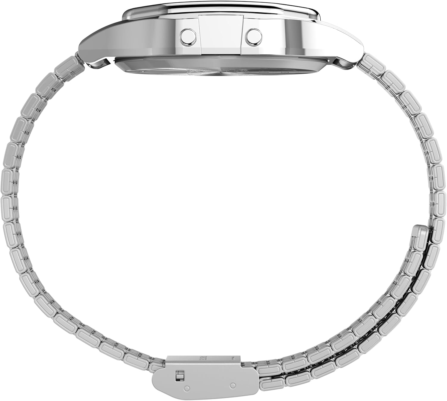 34 mm Digital Bracelet Watch Silver E49579