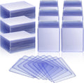400 Pieces Card Sleeve Hard Plastic Card Protector Card Holder for Trading Card, Baseball Card, Football Card, Sport Card, Card Photo Card, 3 x 4 Inches (Clear)