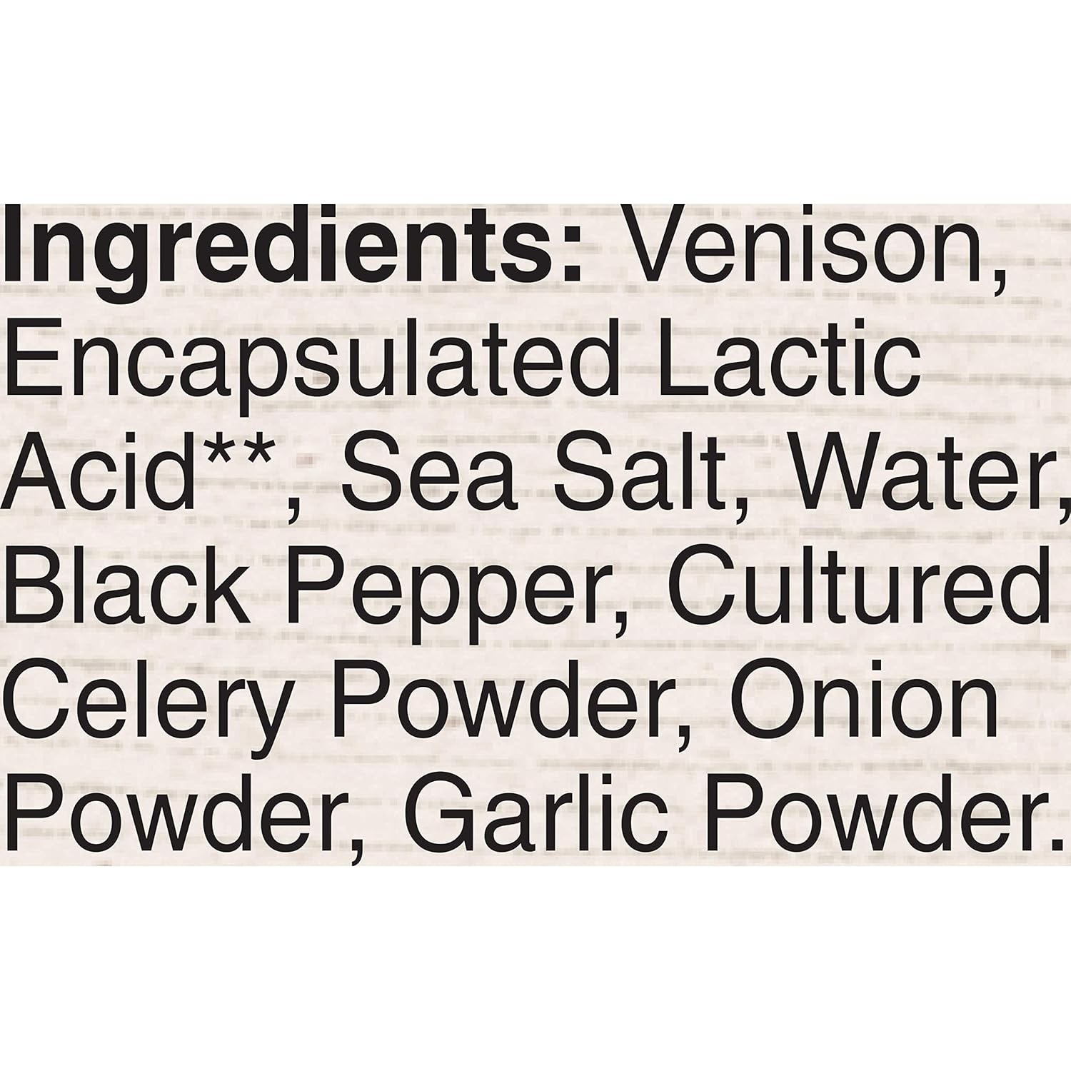 Venison Sea Salt & Pepper Bars, 4ct Box W183