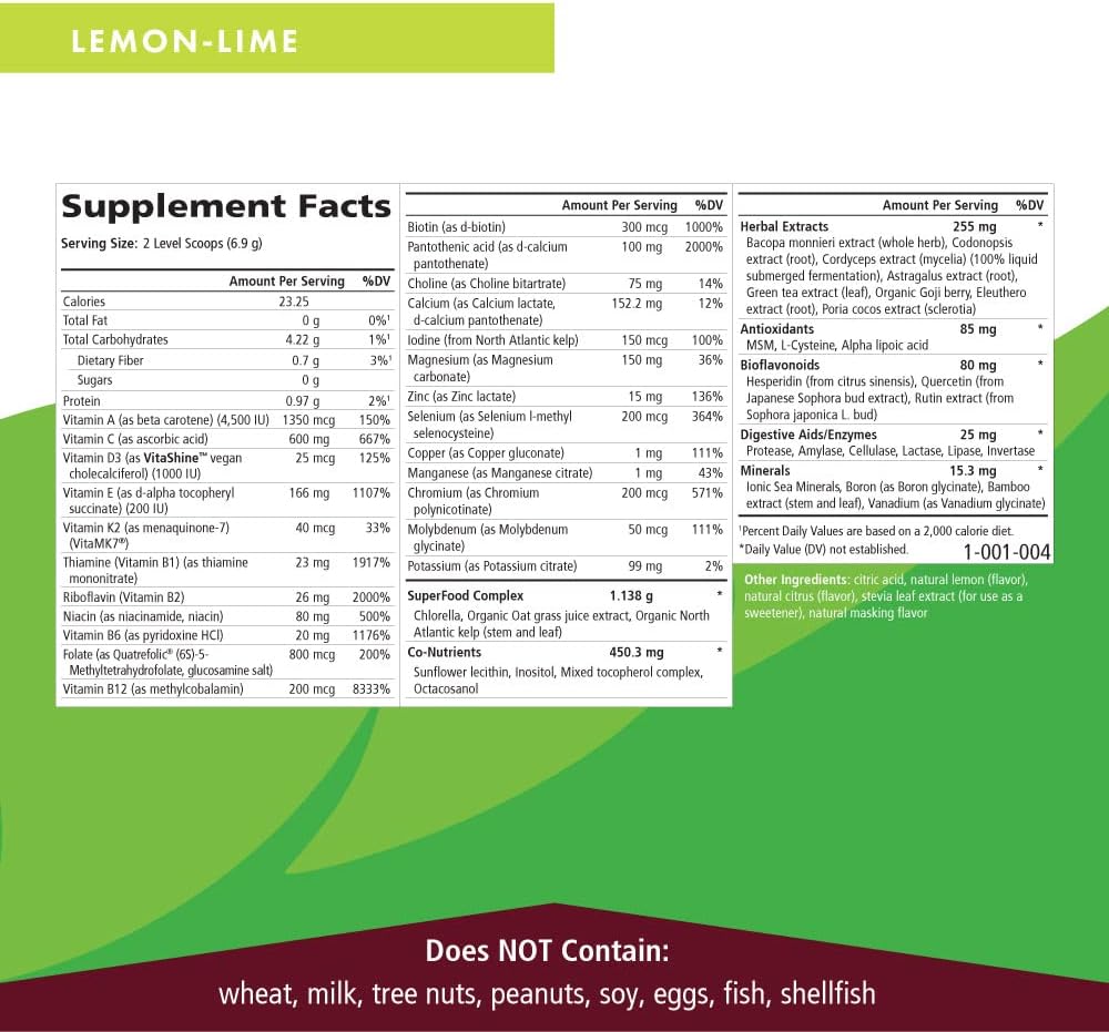 Multivitamin Powder with Vitamin D3, B12, and Biotin F77763