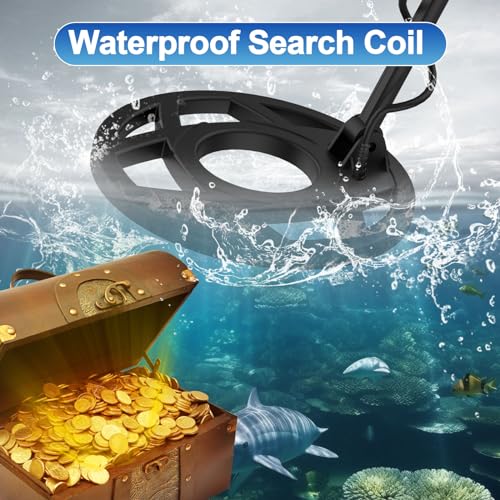 Metal Detector for Adults with 4.3IN Backlight Screen and 10'' Waterproof Coil I149