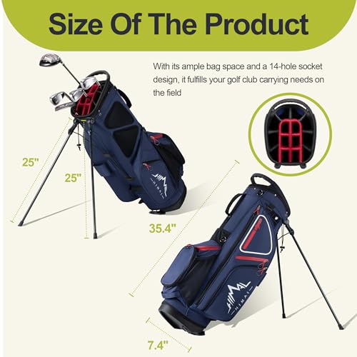 Golf Stand Bag with 10 Pockets and Top Dividers F149