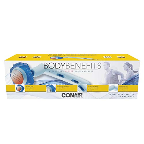 Handheld Muscle Massager with Heat, 6 Massage Surfaces I244852