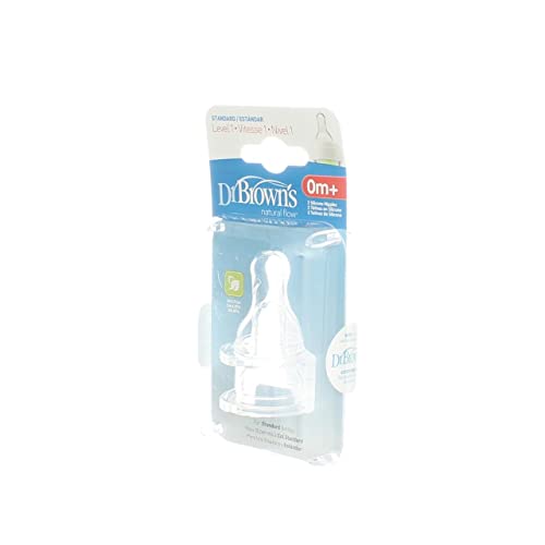 Natural Flow Level 1 Standard Nipple 8 Pack K660068