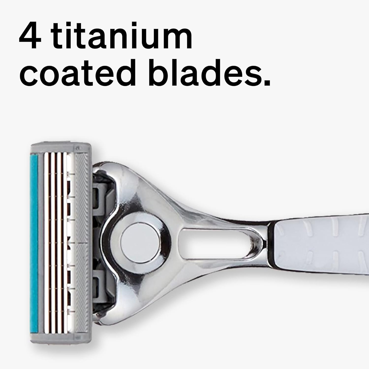Titanium Razor with 3 Refill Blades S434