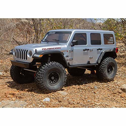 1/6 Scale RC Rock Crawler 4WD Truck, Silver U7349